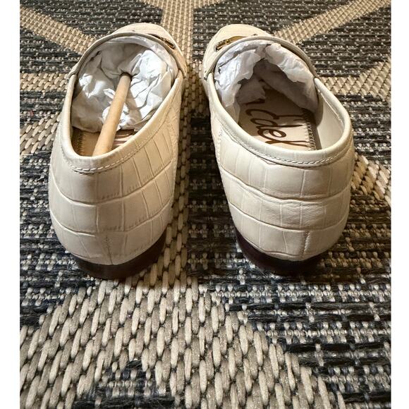 Sam Edelman Loraine Loafer Ivory Croc Print sz 8M - Picture 5 of 6